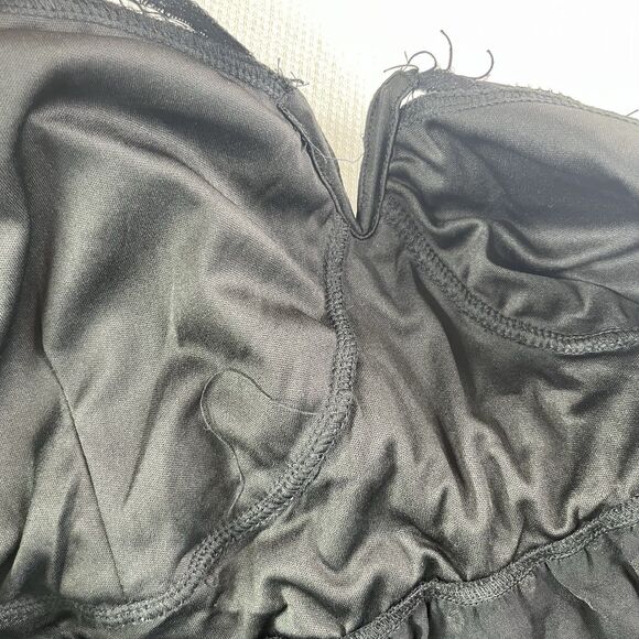 Rue Plus Black Lace Boho Festival Blouse Women’s Plus Size 4X Baby Doll - Picture 9 of 14